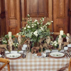 Alathea Caramel Linen Placemats (Set Of 4)|Mrs. Alice Online