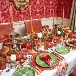 Amber Hobnail Jug And Glasses (Set Of 6)|Mrs. Alice Online