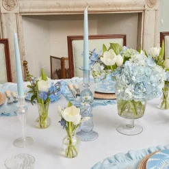 Amelie Clear Candle Holders (Pair)|Mrs. Alice