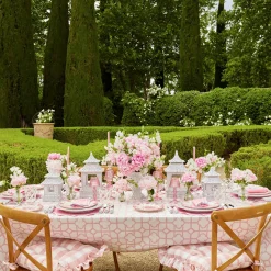 Amelie Pink Placemats & Napkins (Set Of 4)|Mrs. Alice Best