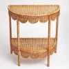 Annabelle Rattan Side Table|Mrs. Alice New