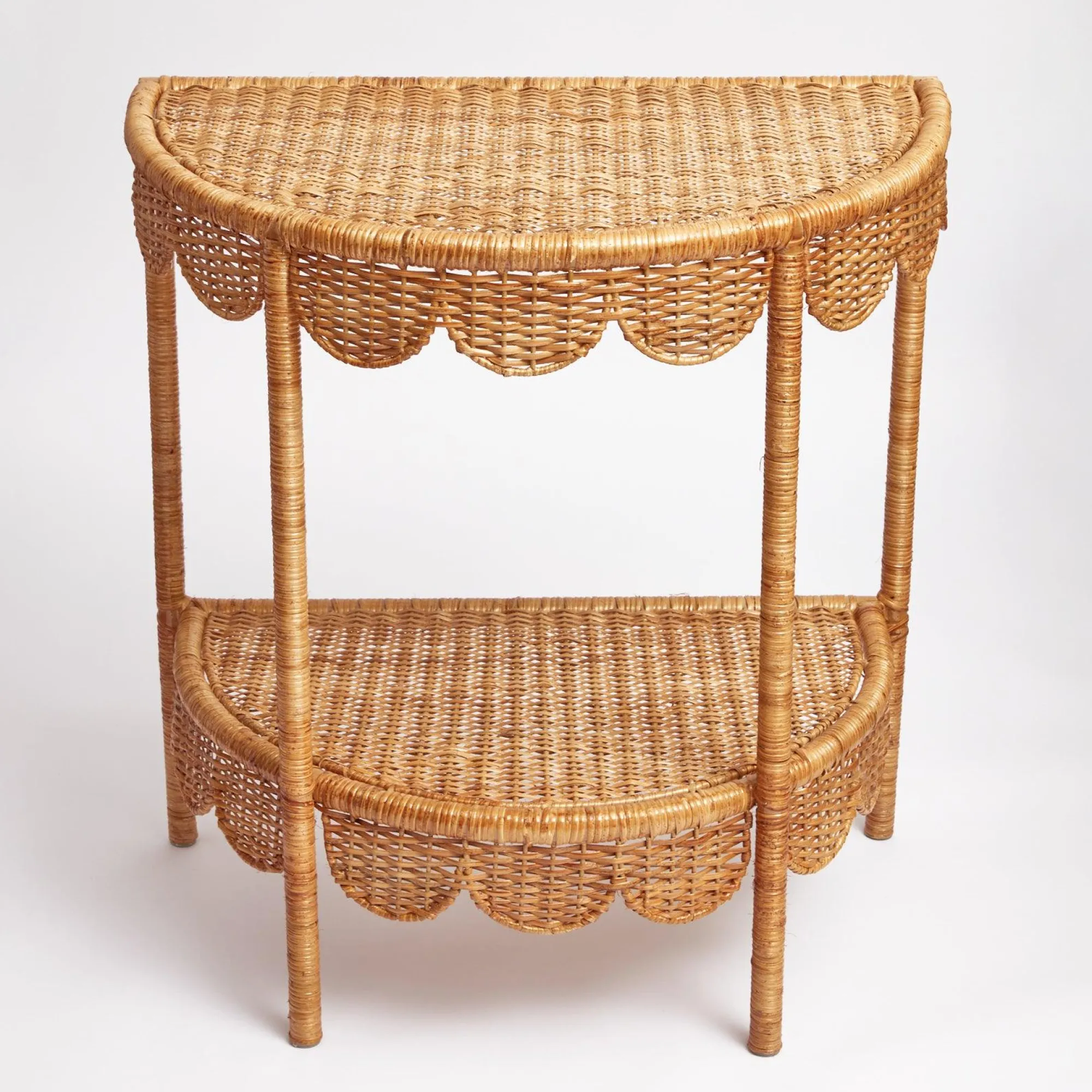 Annabelle Rattan Side Table|Mrs. Alice New