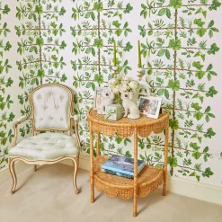 Annabelle Rattan Side Table|Mrs. Alice New