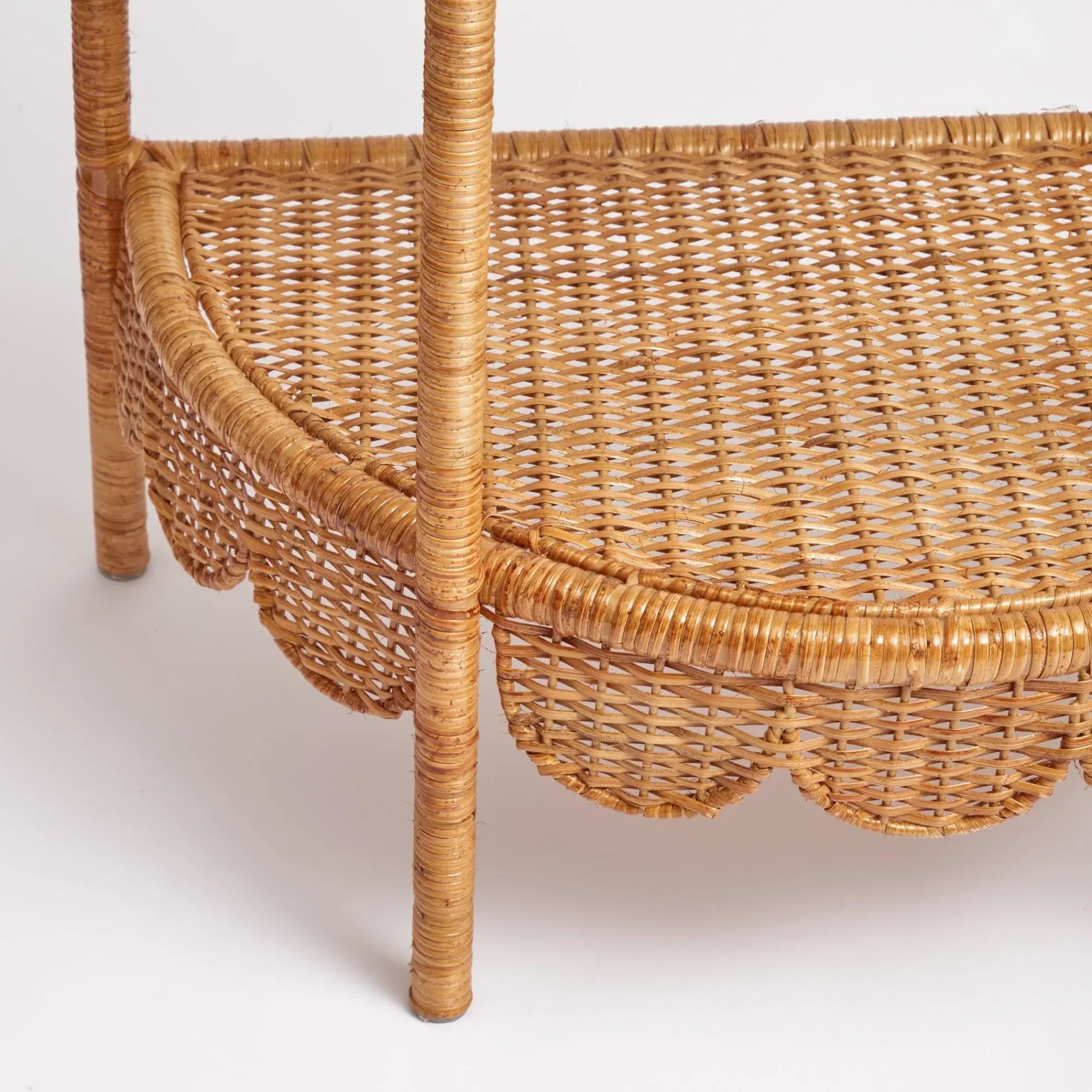 Annabelle Rattan Side Table|Mrs. Alice New