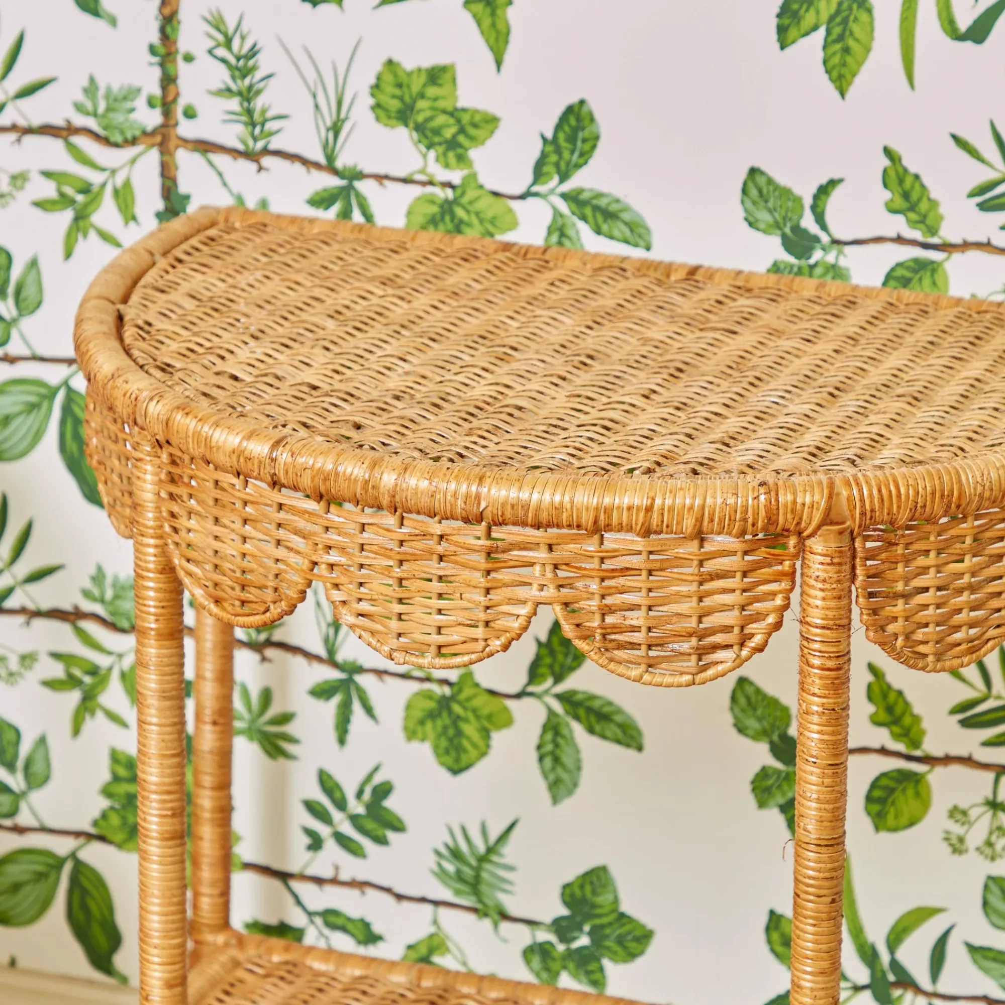 Annabelle Rattan Side Table|Mrs. Alice New