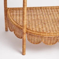 Annabelle Rattan Side Table|Mrs. Alice