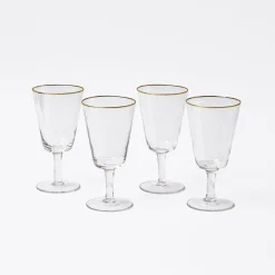 Athena Red Wine Glasses (Set Of 4)|Mrs. Alice New