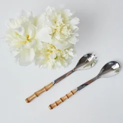 Bamboo Salad Servers|Mrs. Alice Sale
