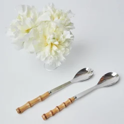 Bamboo Salad Servers|Mrs. Alice New