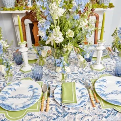 Beatrice Blue Tablecloth|Mrs. Alice Clearance
