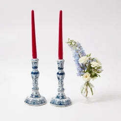 Berry Red Candles (Set Of 8)|Mrs. Alice Hot