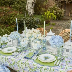 Blue & Green Camille Candle Holder (Pair)|Mrs. Alice New