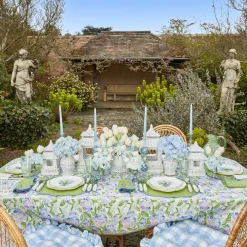 Blue & Green Camille Candle Holder (Pair)|Mrs. Alice New