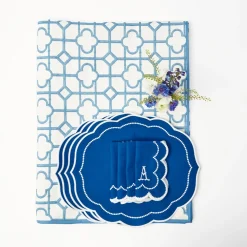 Blue Bamboo & Gabrielle Linen Set|Mrs. Alice Outlet