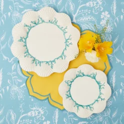 Blue Coral Dinner & Starter Plates (Set Of 8)|Mrs. Alice Outlet