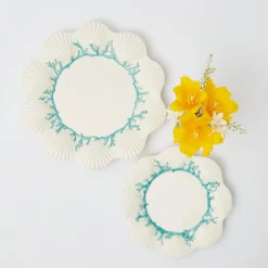 Blue Coral Dinner Plate|Mrs. Alice New