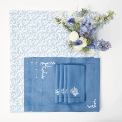 Blue Coral Tablecloth|Mrs. Alice Sale