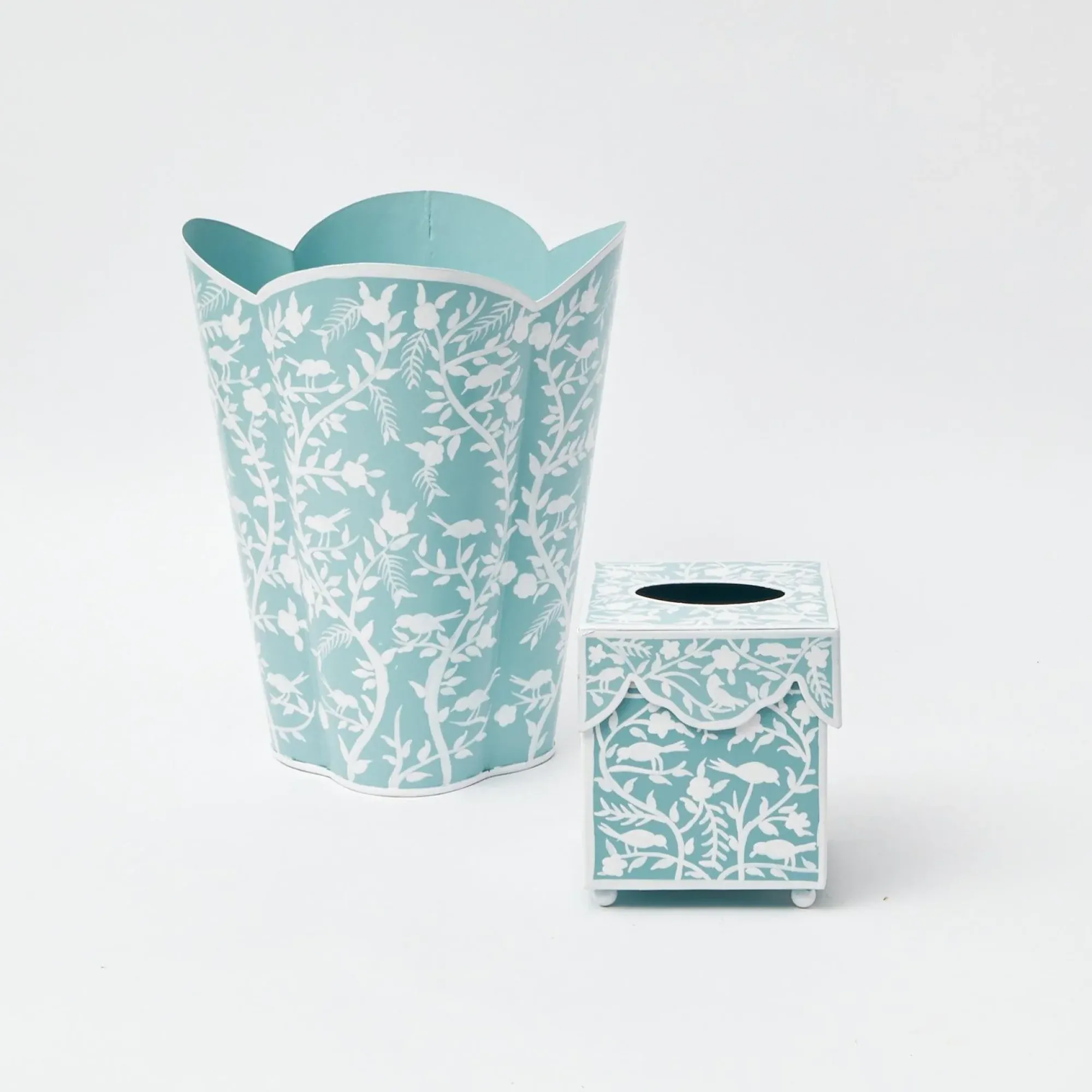 Blue Floral Toleware Set|Mrs. Alice Online