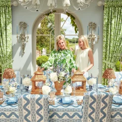 Blue Fringe Napkins (Set Of 4)|Mrs. Alice New