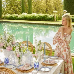 Blue Glass Lantern Tea Light Holder (Pair) - 18 Cm|Mrs. Alice Clearance