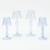 Blue Glass Lantern Tea Light Holder Set|Mrs. Alice Clearance