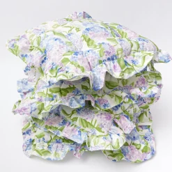 Blue Hydrangea Seat Pad Cushion|Mrs. Alice Outlet