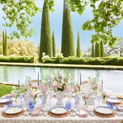 Blue Lily Of The Valley Dinner Plates (Set Of 4)|Mrs. Alice Best