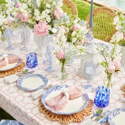 Blue Lily Of The Valley Starter Plates (Set Of 4)|Mrs. Alice Best