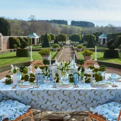 Blue Lily Of The Valley Tablecloth|Mrs. Alice Discount