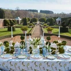 Blue Lily Of The Valley Tablecloth|Mrs. Alice Discount