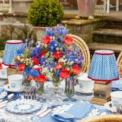 Blue Lotus Lampshade|Mrs. Alice Hot