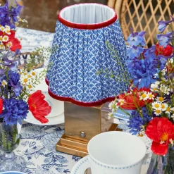 Blue Lotus Lampshade|Mrs. Alice Hot