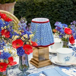 Blue Lotus Lampshade|Mrs. Alice Hot