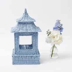 Blue Rattan Pagoda Lantern|Mrs. Alice Online