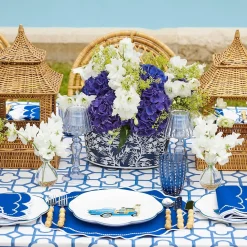 Blue Speckle Water Glasses (Set Of 6)|Mrs. Alice Sale