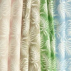 Blue Trailing Ferns Fabric|Mrs. Alice