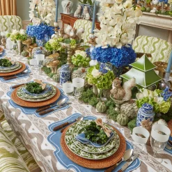 Brown Rattan Charger Plates (Set Of 4)|Mrs. Alice Discount