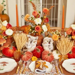 Burnt Orange Candles (Set Of 8)|Mrs. Alice New