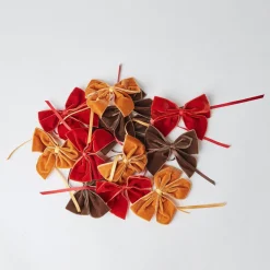 Burnt Orange Napkin Bows (Set Of 4)|Mrs. Alice Discount