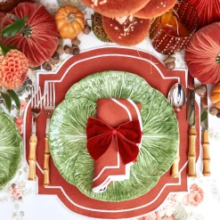 Burnt Orange Placemats (Set Of 4)|Mrs. Alice Clearance