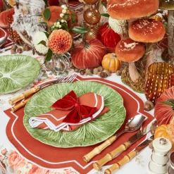 Burnt Orange Placemats (Set Of 4)|Mrs. Alice Clearance