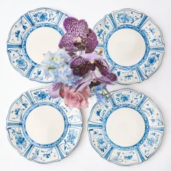 Cadiz Hand Painted Starter Plates (Set Of 4)|Mrs. Alice Clearance