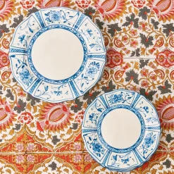 Cadiz Hand Painted Starter Plates (Set Of 4)|Mrs. Alice Clearance