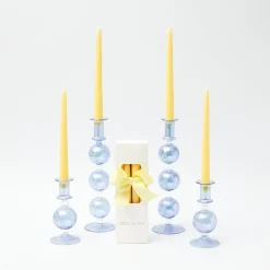Camille Azure Candle Set (Yellow)|Mrs. Alice Online