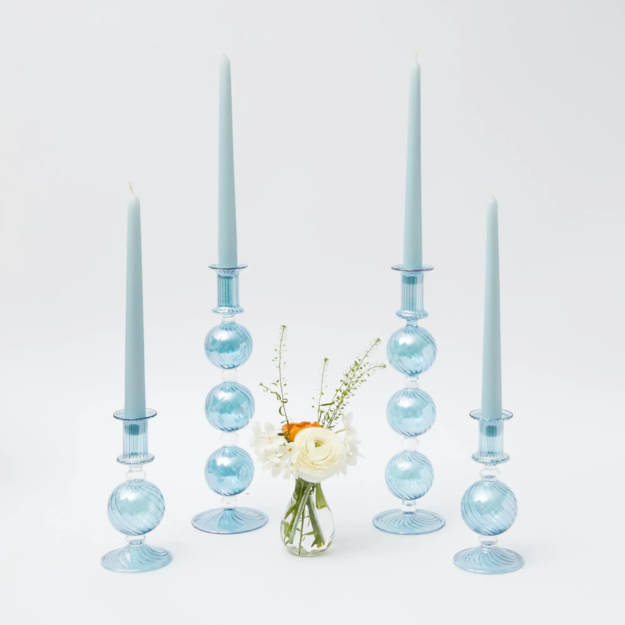 Camille Azure Candle Set (Blue)|Mrs. Alice Outlet