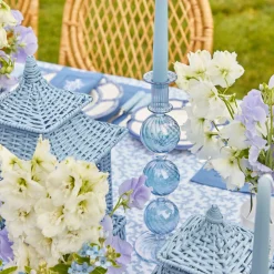 Camille Azure Candle Set (Blue)|Mrs. Alice Discount