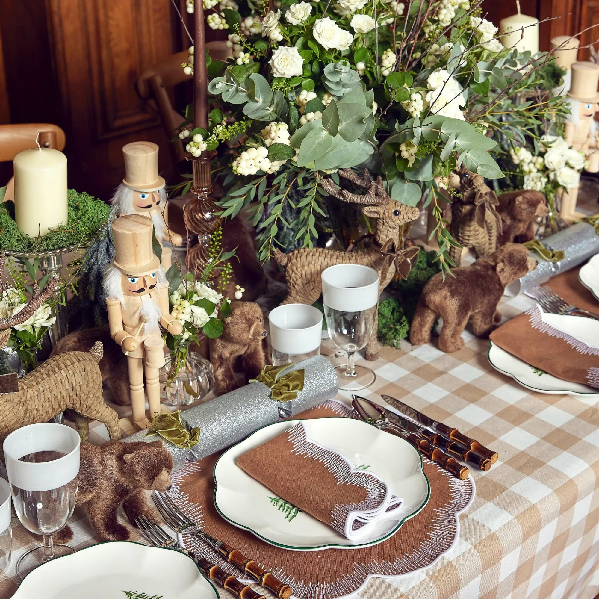 Camille Chestnut Candle Holders (Pair)|Mrs. Alice Discount