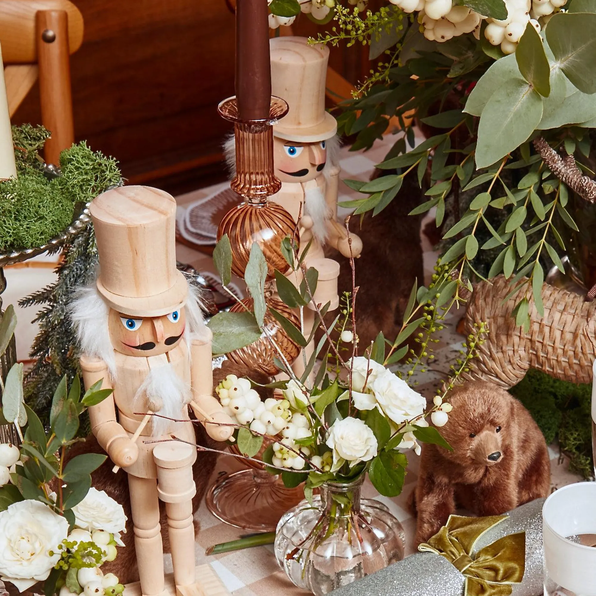 Camille Chestnut Candle Holders (Pair)|Mrs. Alice Discount