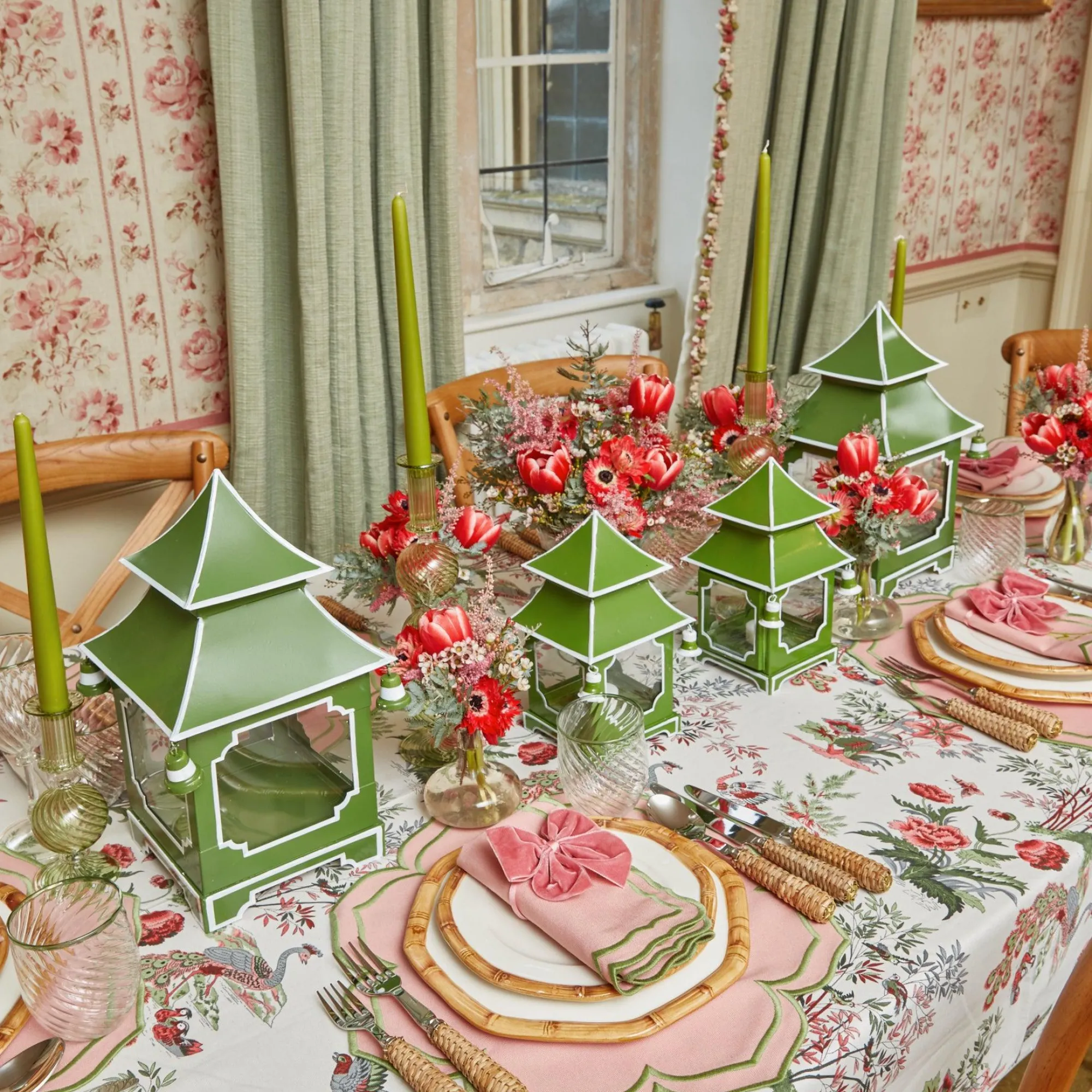 Camille Olive Candle Holder (Pair)|Mrs. Alice Best