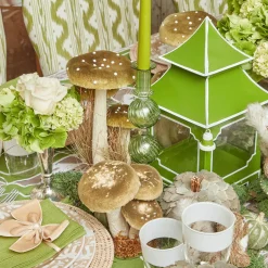 Camille Olive Candle Holder (Pair)|Mrs. Alice Best